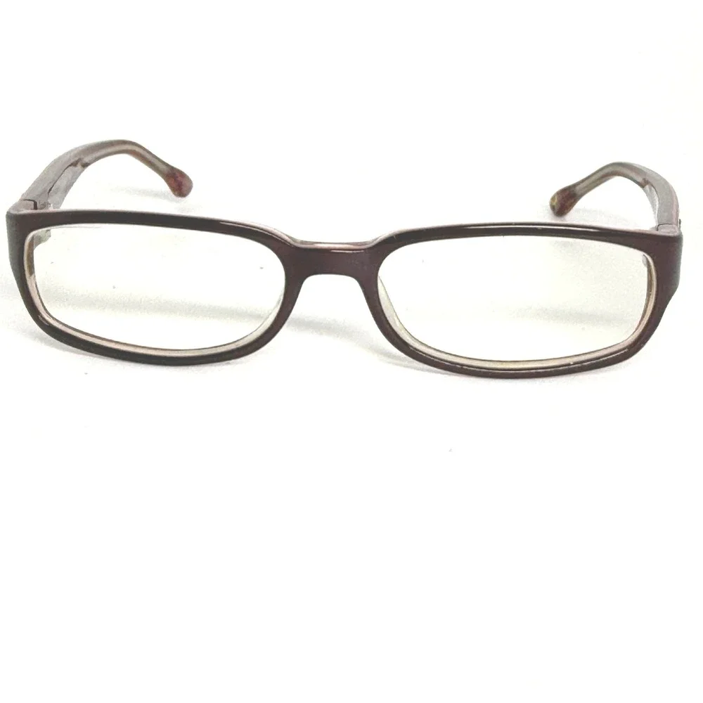 Emporio Armani EA 9261 DWC Burgundy Rectangle Eyeglasses‎ Frames Italy 21957